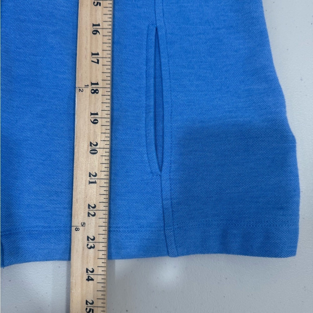 Lauren Ralph Lauren Hoodie Women's Blue Full Zip  Monogram Drawstring Size L - Picture 7 of 7